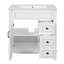 Meuble-lavabo autoportant de 30 po avec lavabo en céramique, 2 tiroirs, tablette réglable et 1 porte à fermeture douce-88764623