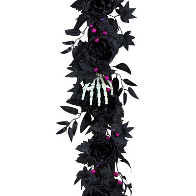 6ft. Bad to the Bone Haloween Garland with LED Lights