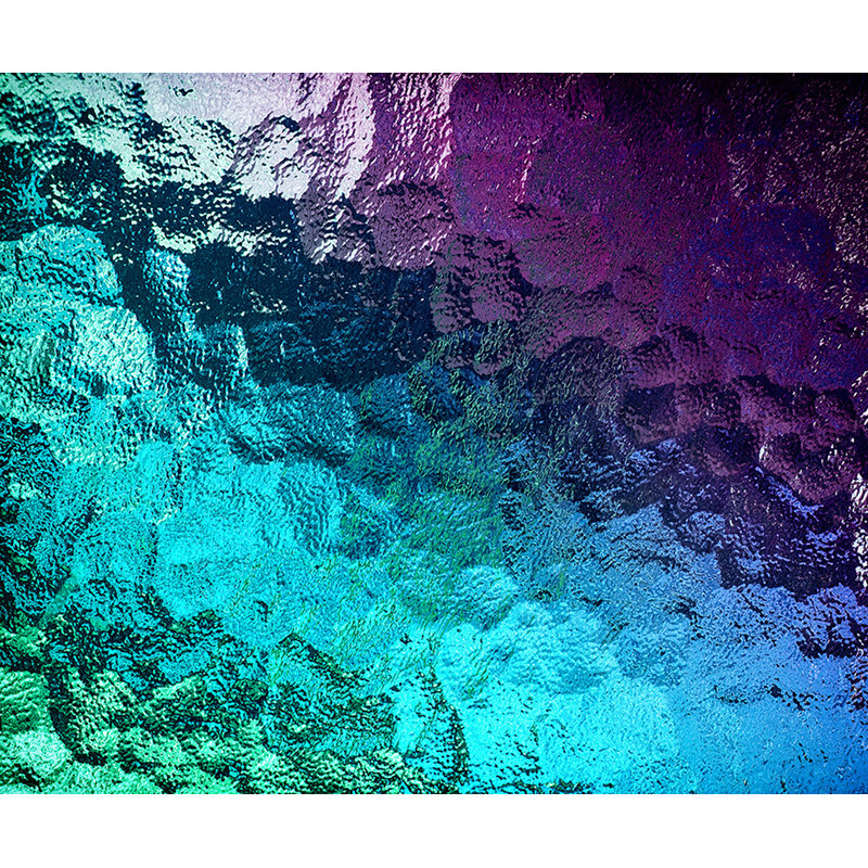 Panneau mural 6 pièces en verre coloré 8 pi x 10 po Rushda