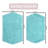 Morissette 100% Cotton Bath Rug, Non-slip, Absorbent, Machine Washable, Quick Dry 2 PCs set (21x34 / 24x40)-394369747