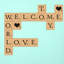 Scrabble Puzzle Lettering Wall Sticker
