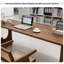 Bureaux rectangulaires en bois massif Palwinder-1881651439