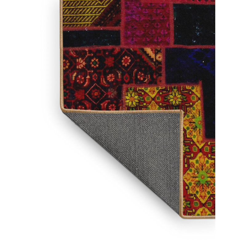 Tapis abstrait abstrait moderne, Rectangle 5 pi x 7 pi
