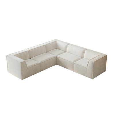 Boneless Karr 5-Seater L-Shape Compression Modular Sofa