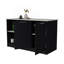 Mercury Kitchen Island With Spacious Countertop, Double Door Cabinets, And 2 Open Storage Shelves