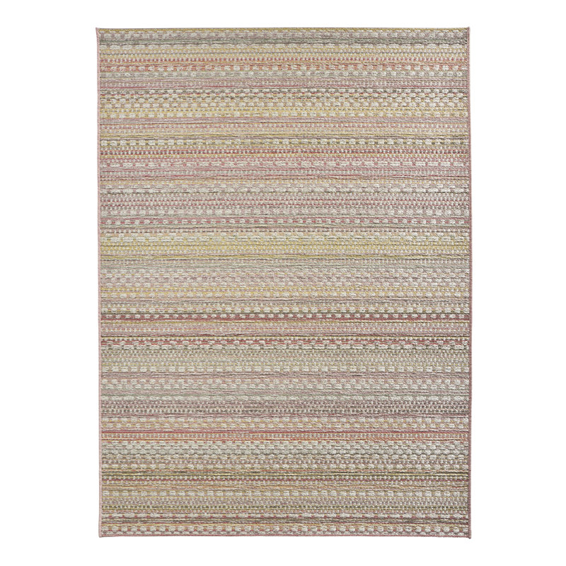 Pine Flatweave Pink/Yellow Rug, Rechteckig 160 x 230 cm