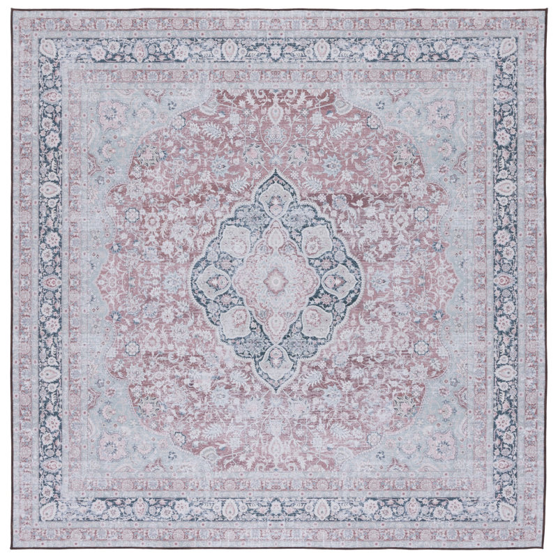 Tucson Performance Machine Washable Oriental Rug, Square 6'