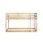 Lit simple au-dessus d'un lit mezzanine - Conception polyvalente pour une chambre fonctionnelle avec escalade facile et sécuritaire