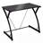 Heger Tempered Glass Writing Desk