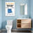 Bath & Laundry Blue Wave Pattern Design-420204420