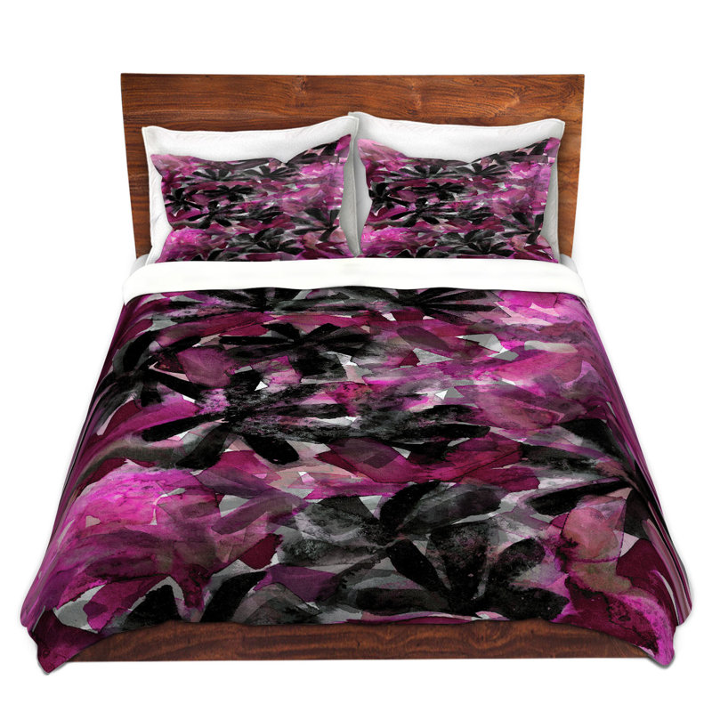 Ensemble de housse de couette Julia Di Sano Snowy Stars, Housse de couette simple + 1 taie décorative stan