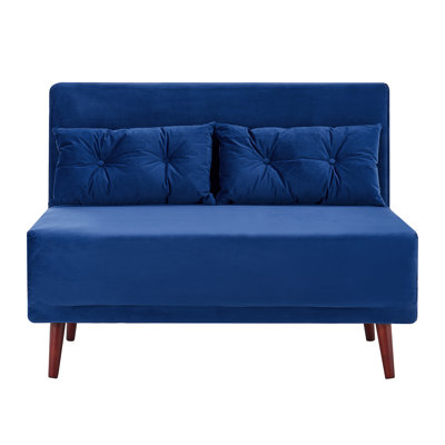 Visconti Full / Double 123cm Upholstered Futon And Mattress
