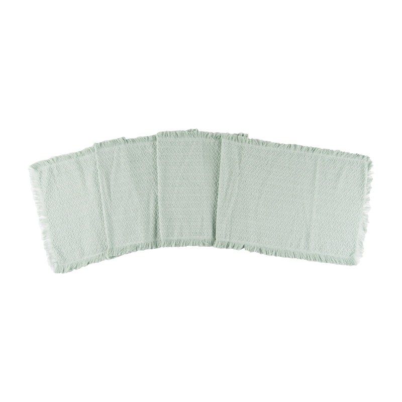 Banga Nora Cotton Table Runner, Green