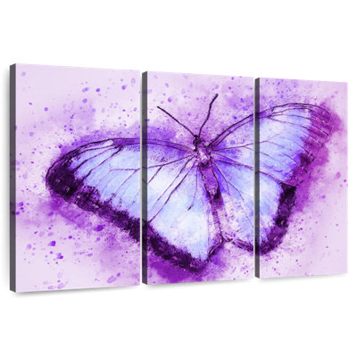 Mauve sur papillon mauve