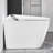 White Elongated Smart Toilet With Auto Open/Close Seat, Foot Kick Control, 1.28 Siphonic Jet Flushing, Multiple Washing Modes, And Heated Seat For Bathroom Comfort-127346843