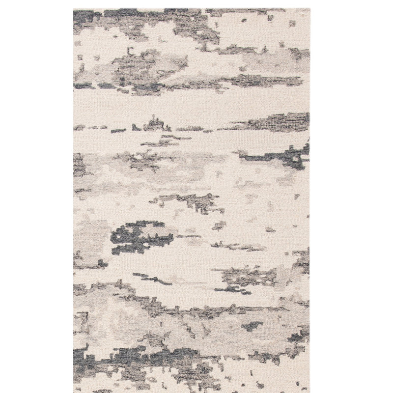 Tapis en laine touffeté à la main Miia, Rectangle 5 pi x 8 pi