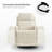 Adwit 26.5"W Modern Swivel Rocker Manual Recliner-99840955