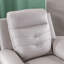 Fauteuil inclinable électrique en cuir végétalien et rembourré Alverez de 39,4 po de largeur avec USB (ensemble de 6)-110327094