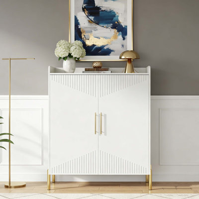Modern Shoe Rack Organizer with Closed Storage Doors
