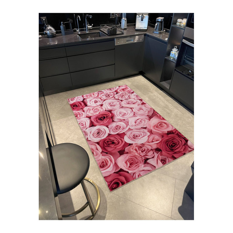 Tapis décoratif lavable à la machine, Sous-tapis rectangulaire de 3 pi 3 po x 4 pi 11 po