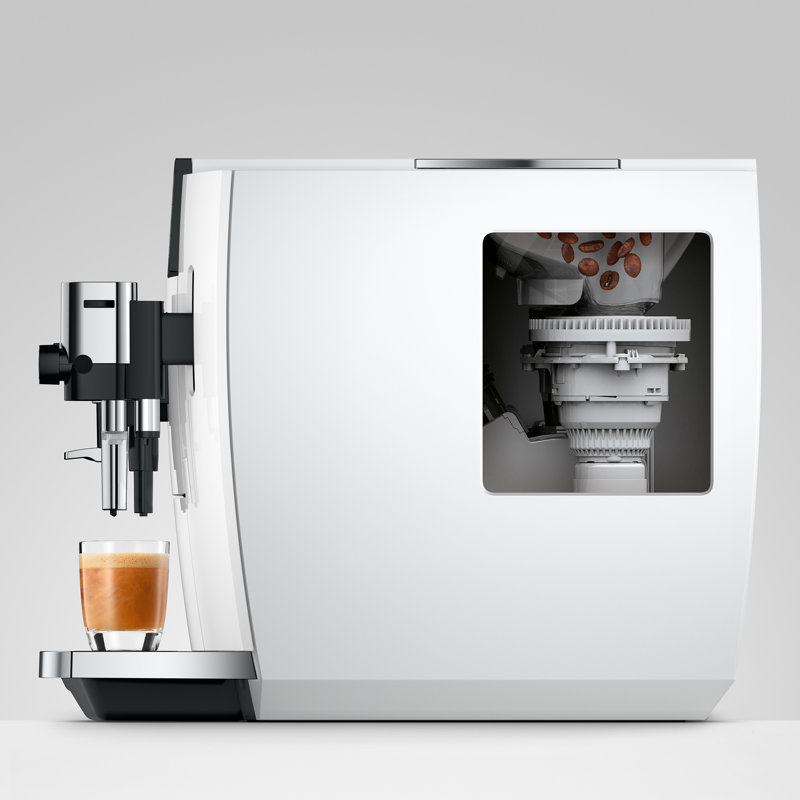 E10 Piano White Coffee and Espresso Machine