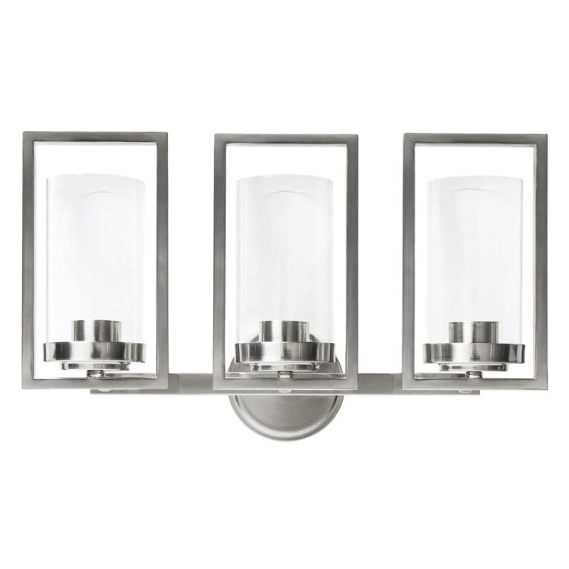 Applique murale Prestige, nickel satiné brillant