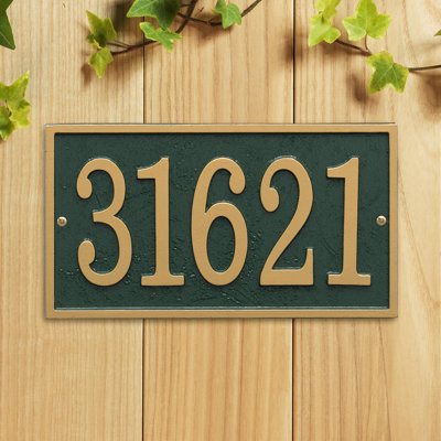 Fast and Easy 1-Line Wall Number Plaque