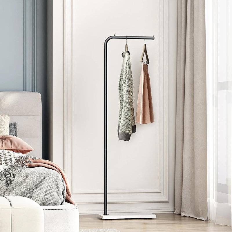 Steel Freestanding Coat Rack, Black