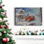 Santa's Tree Farm, toile tendue avec châssis de qualité supérieure - prête à être accrochée-632663897
