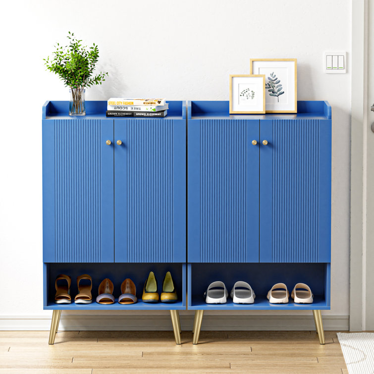 https://assets.wfcdn.com/im/04047380/resize-h755-w755%5Ecompr-r85/2553/255331222/Makasia+Free+Standing+Shoe+Racks+Storage+Cabinet+with+2+Doors+and+Open+Shelf+for+Entryway+Hallway%2C+Blue.jpg
