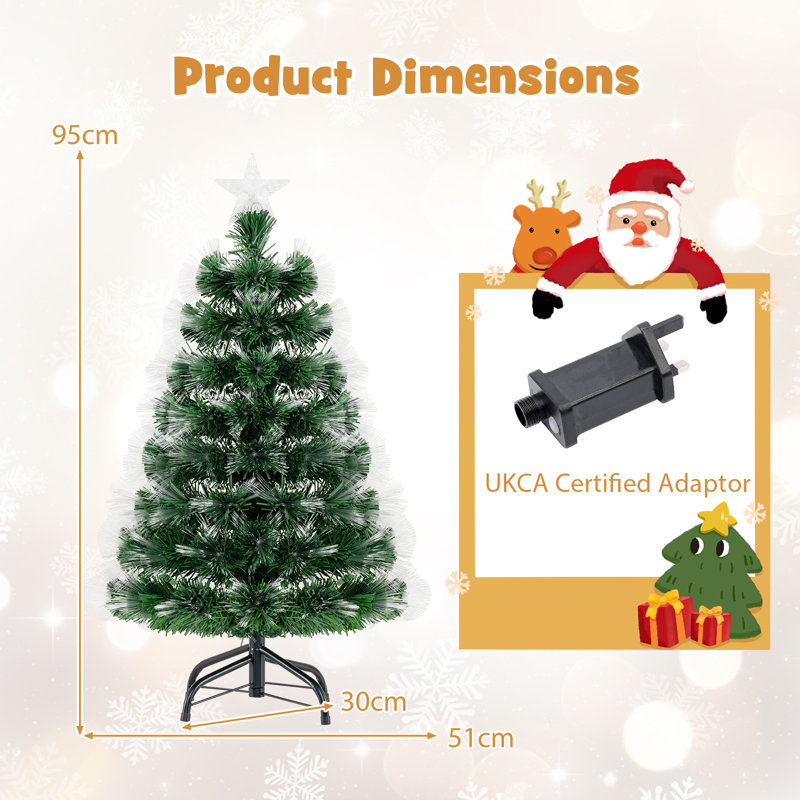 Lighted Artificial Christmas Tree