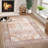 Living Room Rug 5x7 Washable Rug Vintage Oriental Tribal Area Rug Stain Resistant Carpet Non Slip Floor Cove RFor Bedroom Dining Room OfficeCoffee-1496897849-1494247738