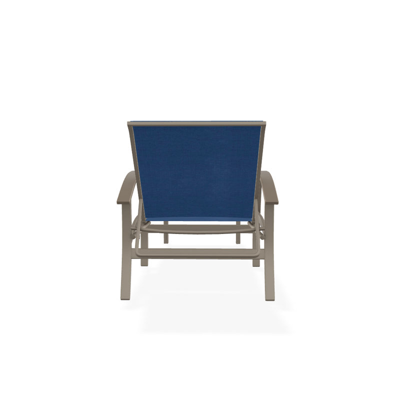 Belle Isle Outdoor Chaise Lounge, Cobalt 35D Sunbrella®, Desert P60, Textured Kona