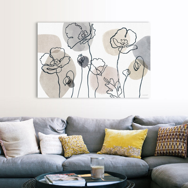 «Think Neutral 01» par Lisa Audit - reproduction d'art, Toile tendue, H 40 po x l 60 po x P 1,25 po