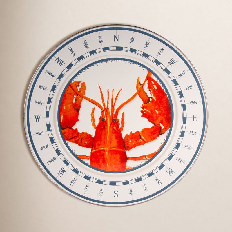 Coastal Lobster 12.5" Charger