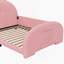 Twin size Upholstered Rabbit-Shape Princess Bed-1880853637-1900656844