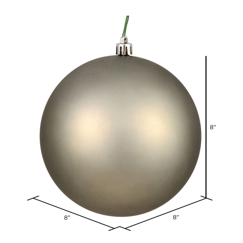 Ornement boule des Fêtes seulement, H 8 po x l 8 po x P 8 po, Fer forgé
