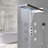 Warsaw Waterfall Rainfall LED Shower Faucet
