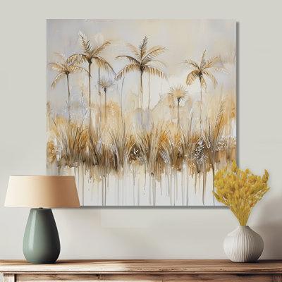 «Minimal Florida Palm Trees II», impression d'art de palmiers