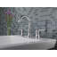 Robinet pour salle de bain Trinsic, chrome, 3 trous, 8 pouces à deux poignées pour meuble-lavabo, ensemble de drain à bouton-poussoir en métal, chrome-14622261