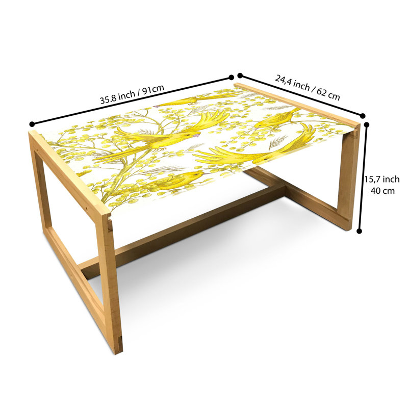 Jacobia Sled Coffee Table, 90cm H x 62cm W x 40cm D