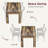 63" Large Dining Table for 4-6, Dinner Table for Kitchen