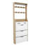 Armoire à chaussures 3 portes et 2 tiroirs - Gardez votre maison bien rangée et bien rangée avec une finition blanche