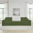 Boneless L-Shaped Sofa with Removable Ottoman, Deep Seat and Throw Pillows-1226718699