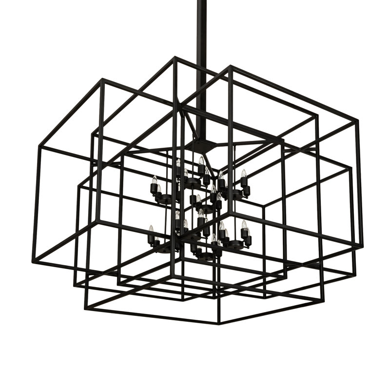 Luminaire suspendu carré 72 po Kitzi