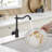 Single Handle Standard Kitchen Faucet Vessel Sink Faucet 360°Swivel One Hole Farmhouse Lavatory Vanity Faucet-108534389