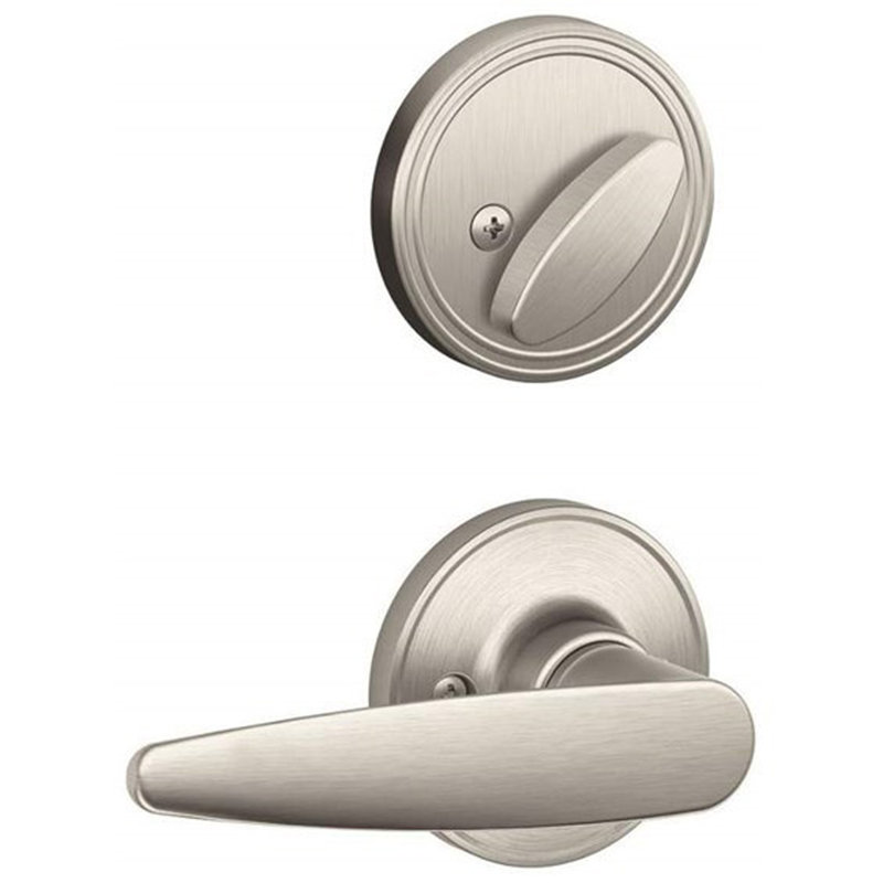 J Series Interior Lever Set (Exterior Portion Sold Separately), Satin Nickel