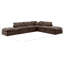 Itala Velvet L-Shaped Sectional Reversible-94482549