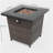 28-inch Willow Square Fire Pit Table