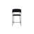 Jonas Upholstered Adjustable Height Counter Stool with Metal Frame